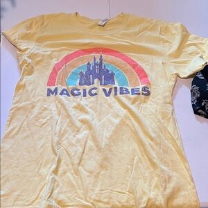 Bella Canvas Magic Vibes Yellow Kids Tee